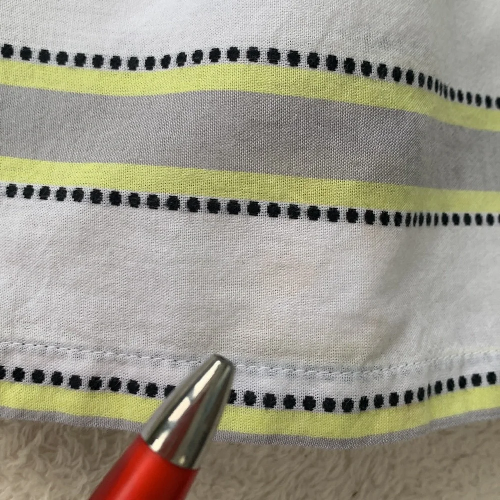 Janie and Jack Ruffle Sundress 2T White Gray Yellow Dress